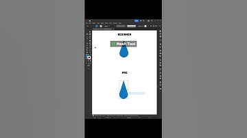 Tips - How to make water drop In Adobe Illustrator 2025 #logo_academy