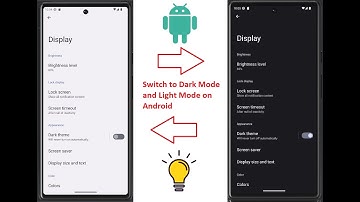 Android Dark Mode & Light Mode | How to open Dark Mode in Android [SOLVED] [ENGLISH]