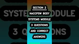 NACCPSW Body Systems Module 3 QUESTIONS AND CORRECT ANSWERS Latest