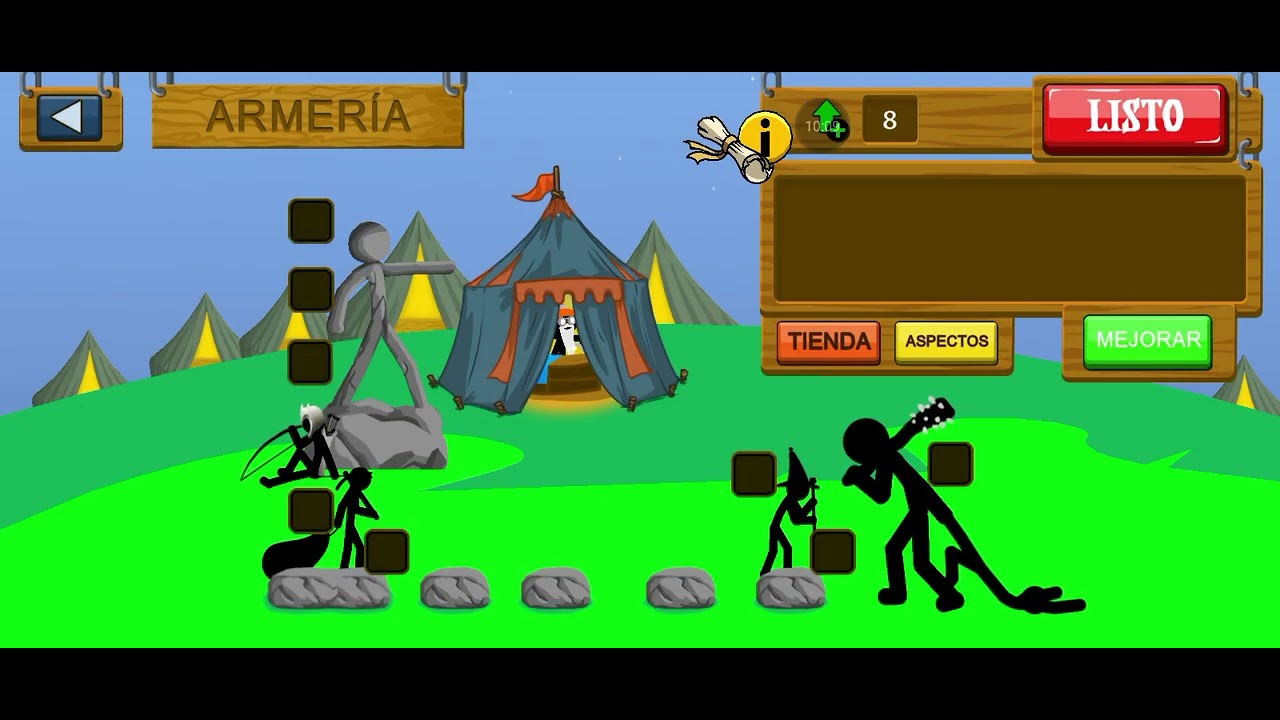 Jugando stick war legadcy