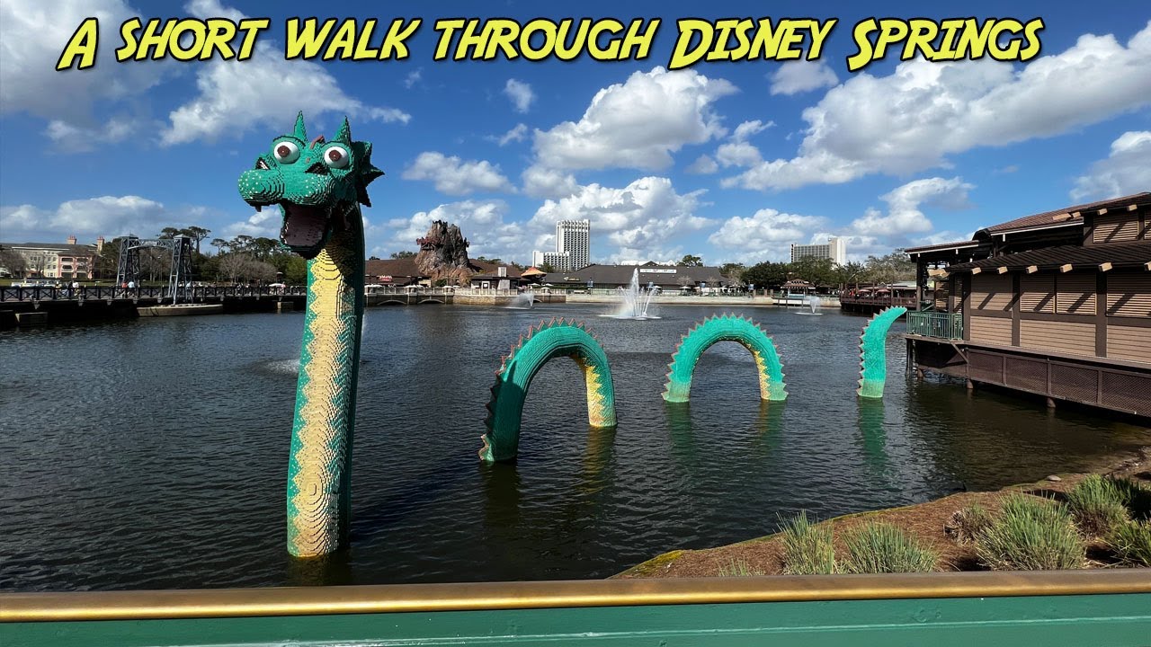A short walk through Disney Springs - YouTube