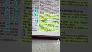KJV The Lord’s Prayer