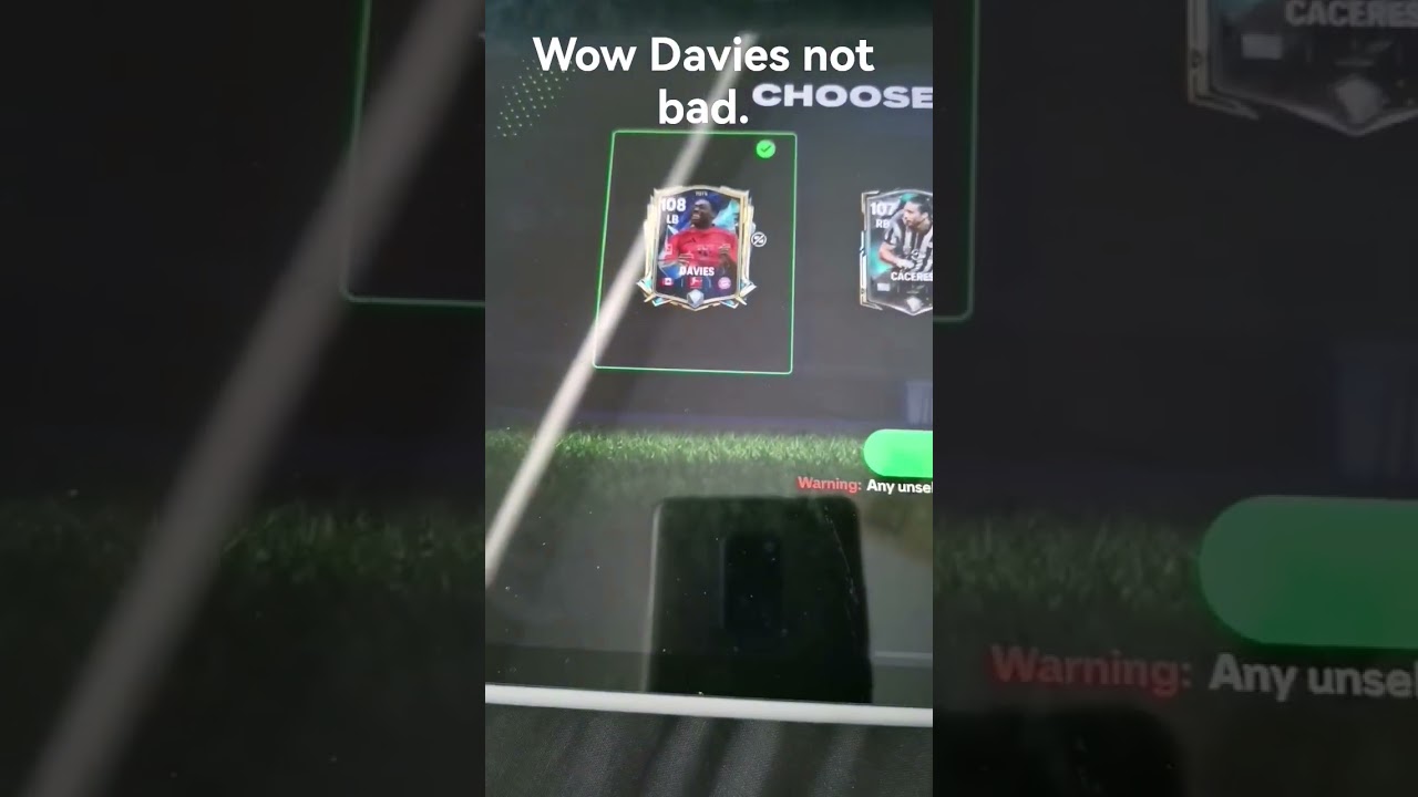 wow Davies from the 10k player pick.