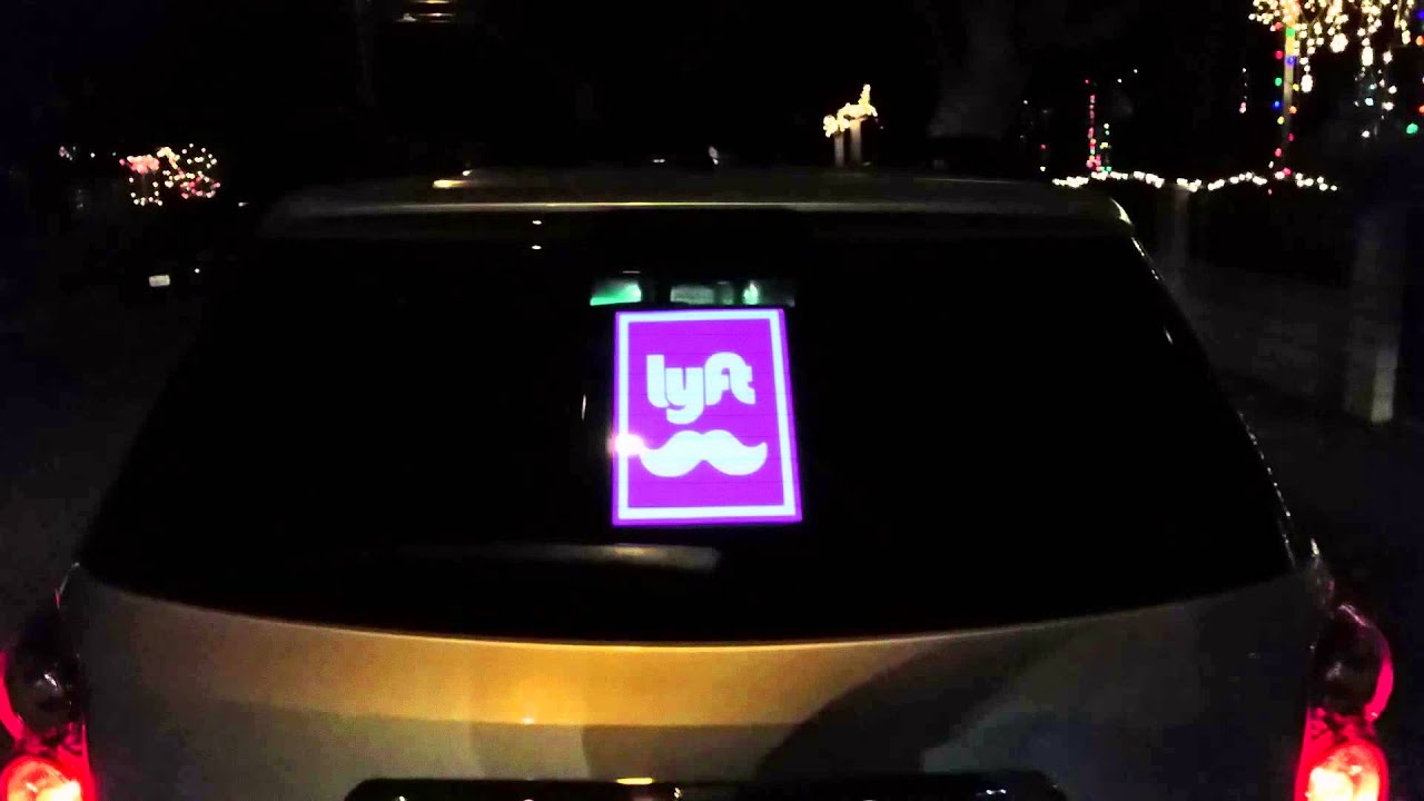 lyft light up logo youtube lyft dashboard light