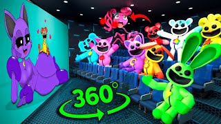 Smiling Critters 360° - CINEMA HALL | CatNap react to Poppy Playtime Chapter 3 | VR/360° Experience