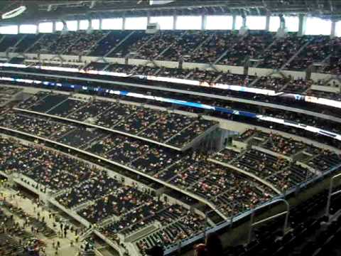 Dallas Cowboys Stadium Inside View From End Zone Seats 400s You