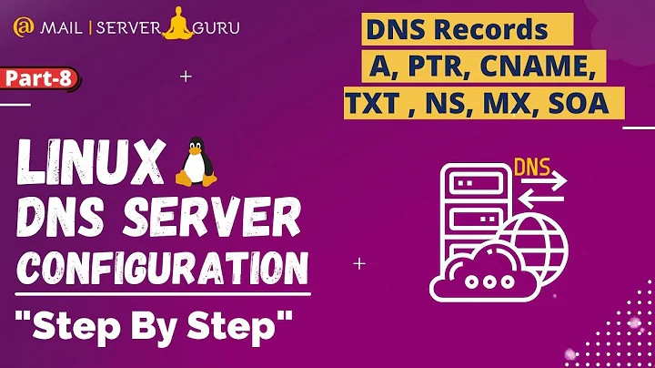 DNS Records A, PTR, CNAME, NS, MX, SOA, TXT | Linux DNS Server | Part8