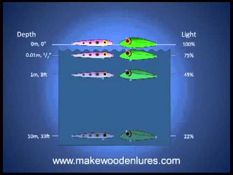 Fishing Lure Color Selection (Part 1). How Colors Look Underwater 
