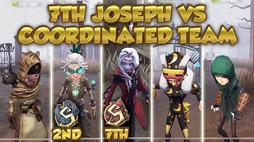 #7 Joseph 7th Match Up Againts 2nd Prisoner Team | Sacred Heart Hospital | Identity V | 第五人格 | 제5인격