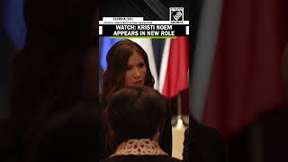 Kristi Noem appears in new role post being replaced as Special envoy for The Shield of the America