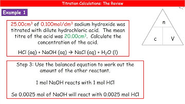OCR Gateway A C5.1.6   Titration Calculations Review