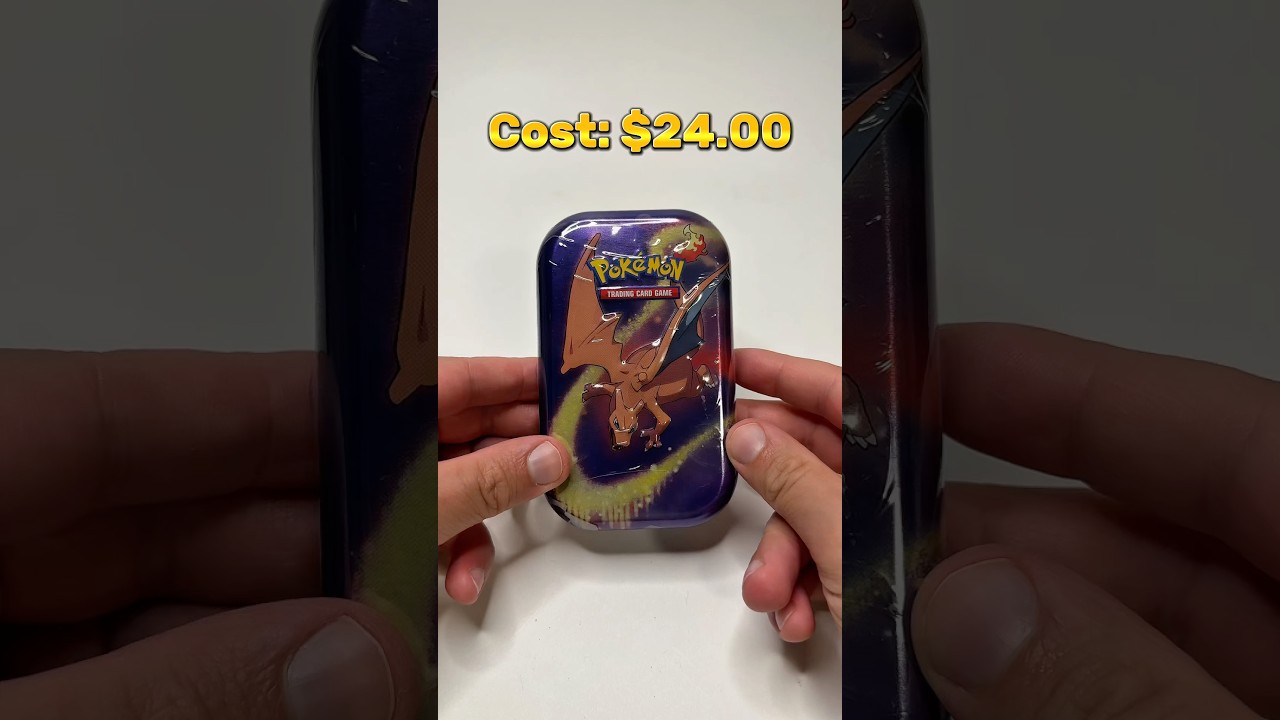Charizard Mini Tin Pokemon Card Unboxing