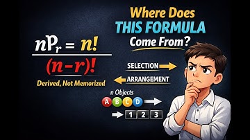 Stop Memorizing ⁿPᵣ | Permutations Derived Step by Step #permutation #nPr #jee #maths #logical