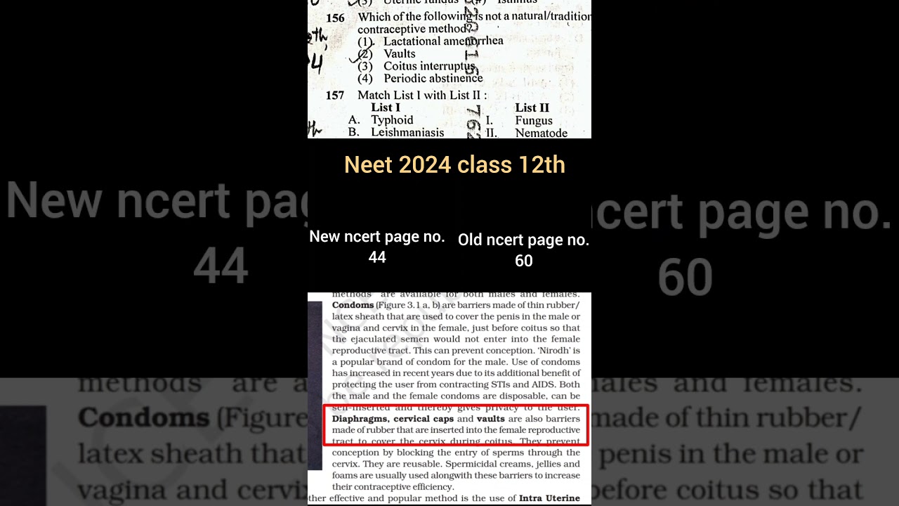 neet 2024 questions class 12th