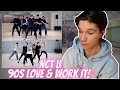 DANCER REACTS TO NCT U | '90's Love' & 'Work It' Dance Practices