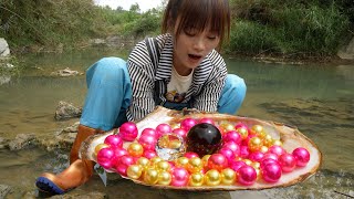 Pearl Treasure, The Girl Opened The Huge Clam And Heard An Ancient Legend About Pearls