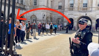 Unfortunate 'INCIDENT' Horse Guards Closed and Everyone Kicked out