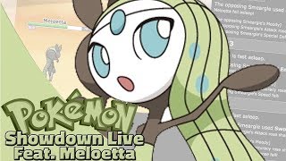 Choice Specs Meloetta! Pokemon Sun and Moon OU Showdown Live W