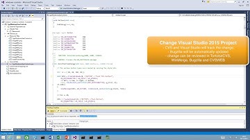 Visual Studio 2015 and CVS Suite (CVSNT)