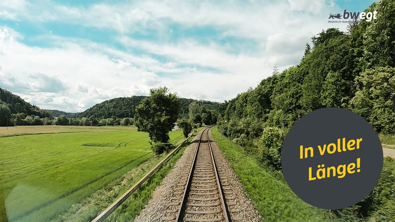 Führerstandsmitfahrt von Tübingen nach Horb mit bwegt auf der Kulturbahn