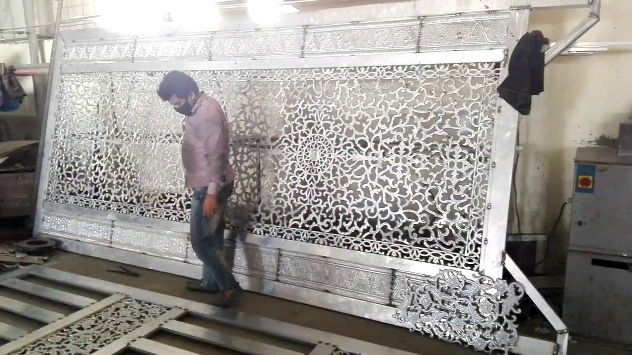 See how to create aluminum gate .welding