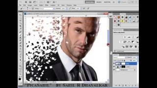 How to create particle dispersion effect in photoshop | 2016 screenshot 4