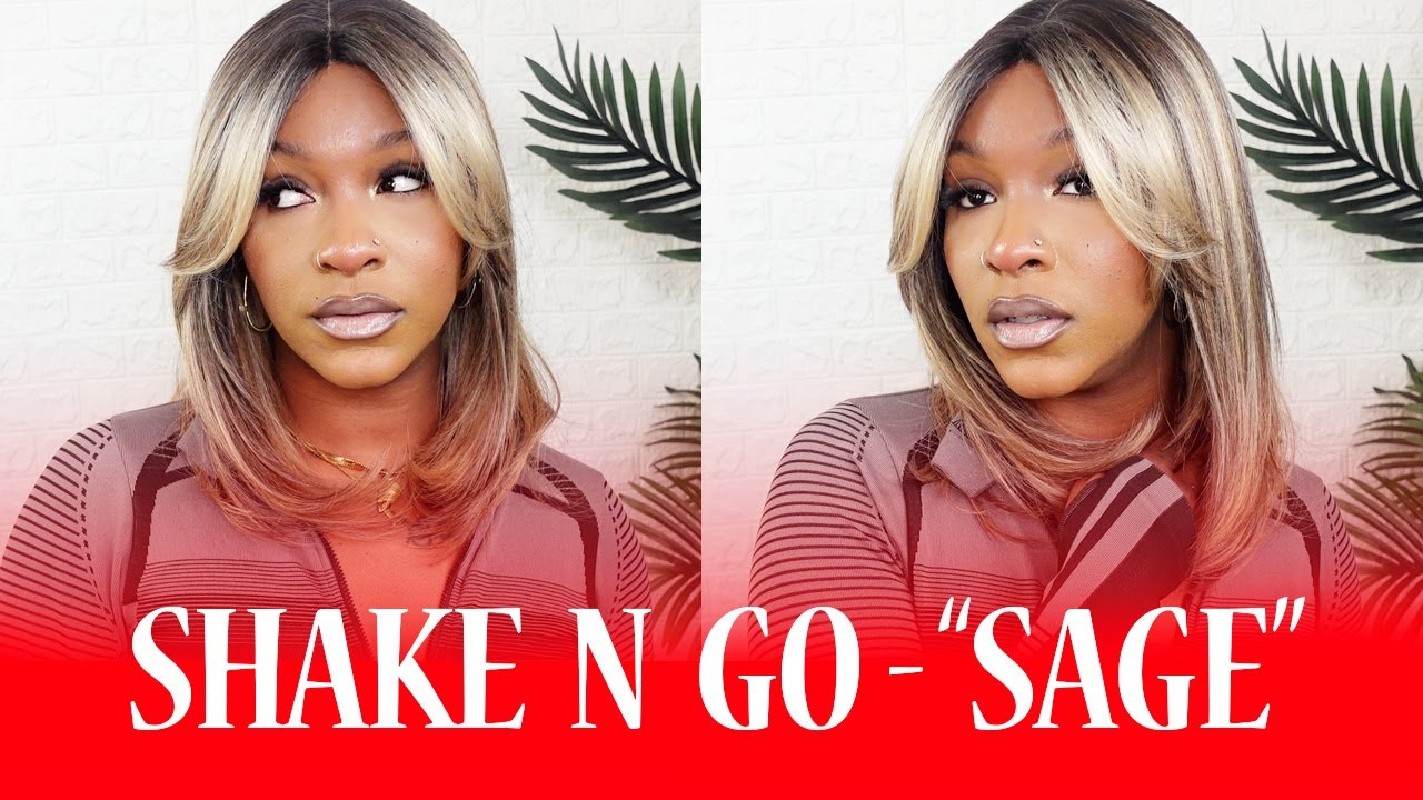 Shake N Go Equal Curtain Bang HD Lace Part Wig - SAGE |EBONYLINE.COM