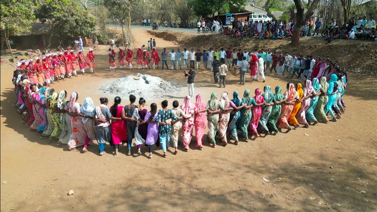 Holi Special Dancer Video Last Day Full enjoy Holi aadivashi holi Dance AT-Besna Dron.9327095346