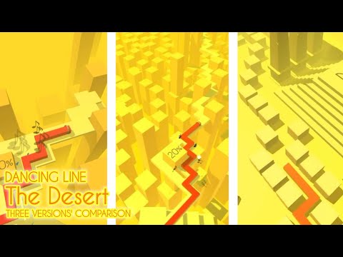 Dancing Line | The Desert | Three Versions’ Comparison