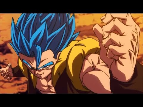 神作画 Gogeta Fase Dios Vs Broly Full Hd 英語字幕付き Youtube