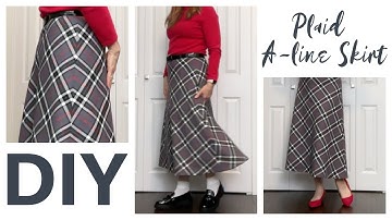 Make a Beautiful Bias-Cut A-Line Skirt! 😍