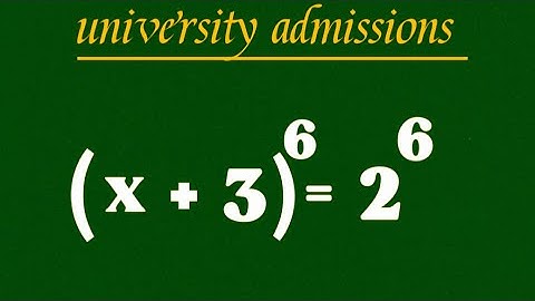 A Very Nice Math Olympiad Problem || Solve for all values of x=??💯