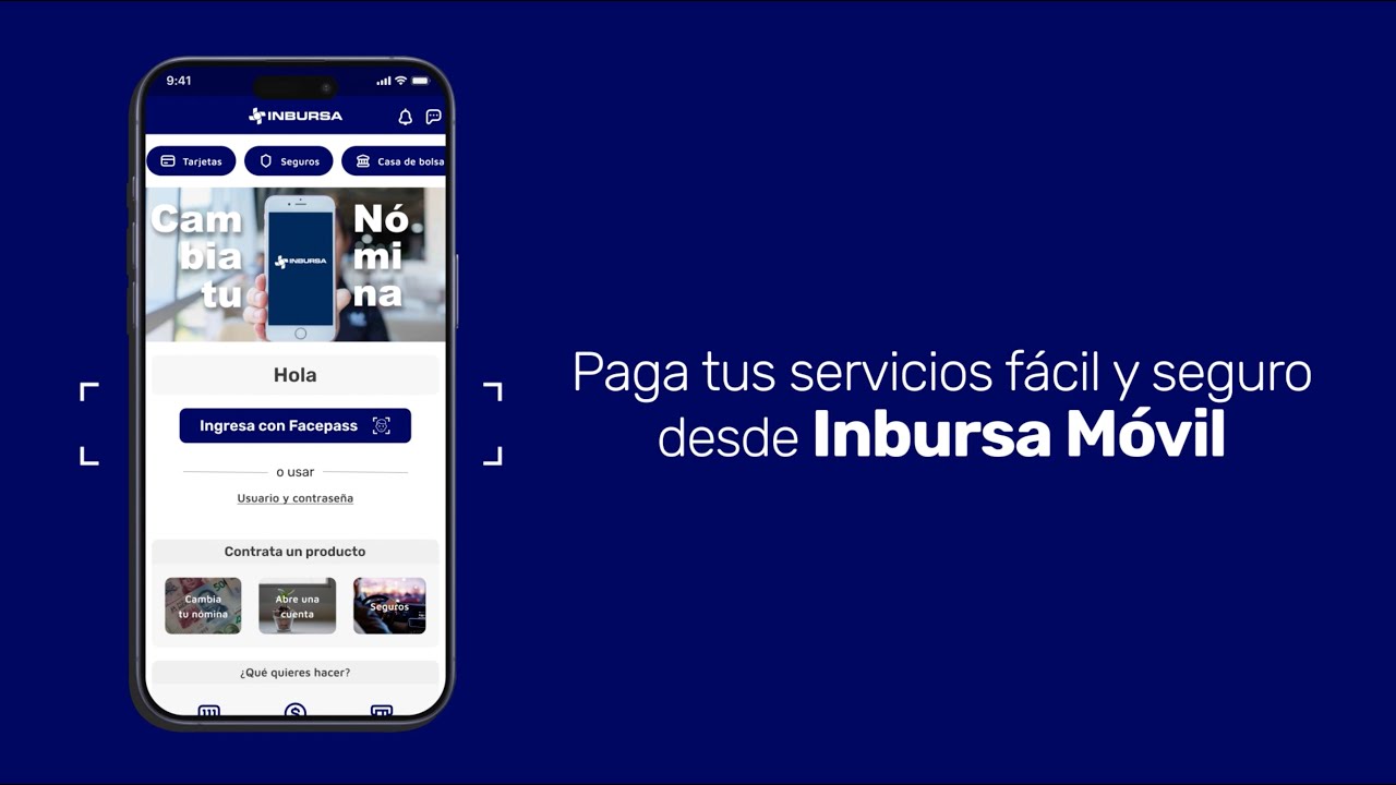Paga tus servicios desde tu app Inbursa Móvil - YouTube