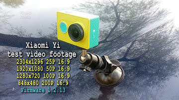 Xiaomi Yi test video footage  (1080p50FPS version)