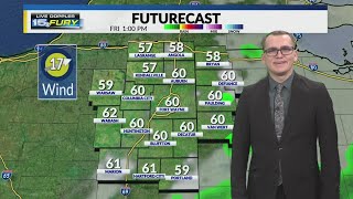 Remaining windy for the afternoon