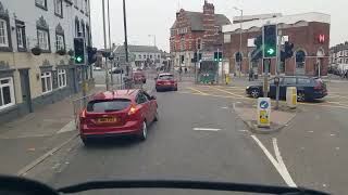 Where did this idiot come from ? Running a red light