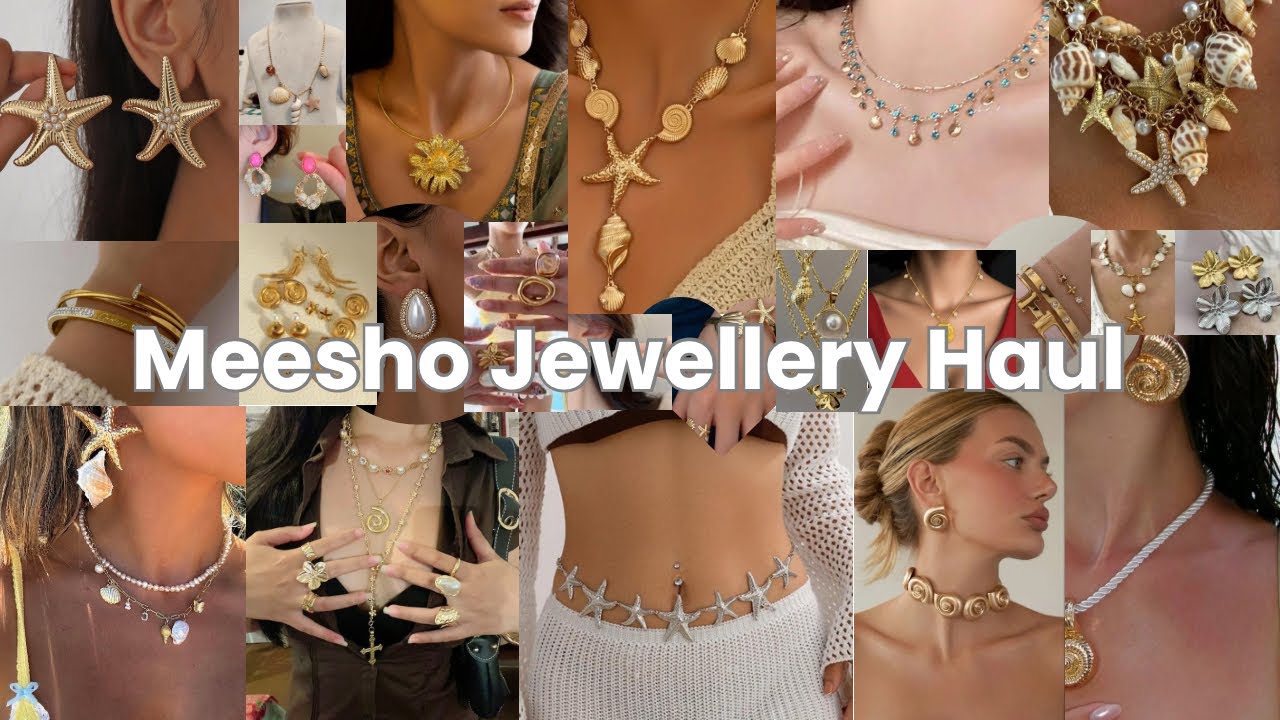 Модные украшения Meesho 🌺 | Украшения, предотвращающие потускнение | Изящные украшения на каждый ...