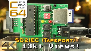 SD card reader as floppy replacement on the C64 #SD2IEC #Commodore64 #FascinationC64