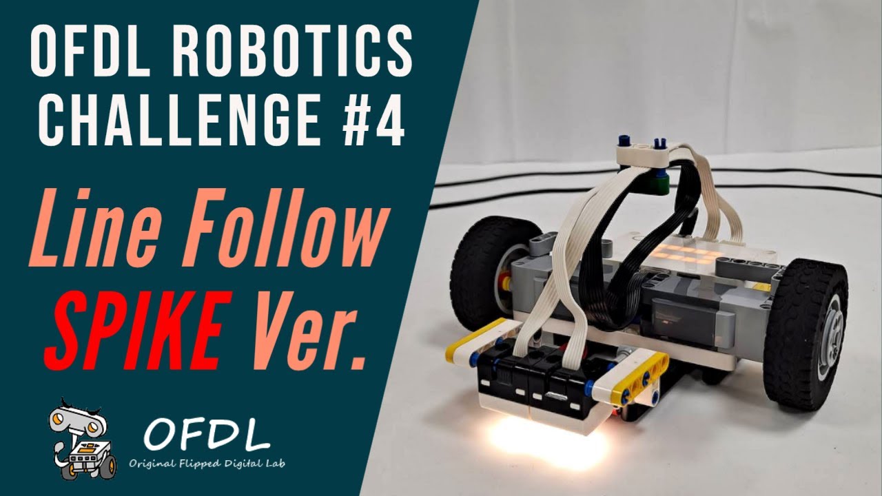 Fast SPIKE Prime Line Follow [OFDL Robotics Challenge #4][WRO Training ...