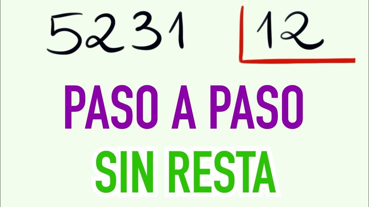 Como hacer la prueba de una division