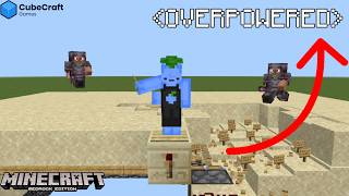 Using Minecraft's Greatest SkyWars Trap In CubeCraft..
