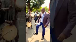 Hon. Haruna Idrrisu responded to the drum of their tradition and danced to its beat ❤️🇬🇭✌️