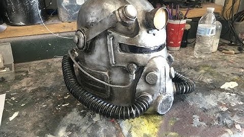 How to make a T-51b Power Armor Helmet from Fallout