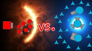 Diep.io - Destroying a Ravager Fortification (story) | Factory & Mega Trapper highlights