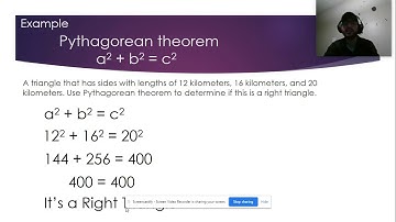 Pythagorean Theorem converse 8.7C