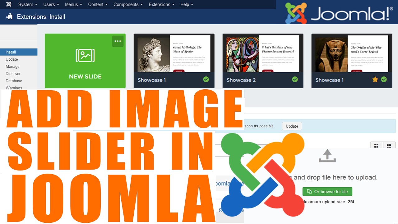 How to Add an Image Slider in Joomla?