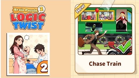 Brain Puzzle 2: Logic Twist Level 111 | chase train Gameplay