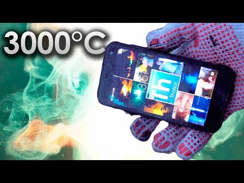 ВЫДЕРЖИТ ЛИ СМАРТФОН ТЕМПЕРАТУРУ 3000 ГРАДУСОВ?