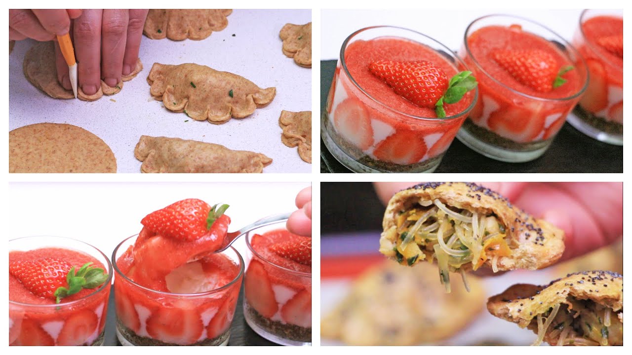 بلا ماتحيري وتبقاي تقلبي فطائر اروع من رائعة بعحين الشوصون وحشوة البسطيلة  وتحلية خطيرة صحية ولذيذة