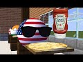 Countryballs School - Making Pizza (Minecraft Animation)